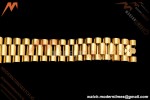 Rolex - DayDate 128238 Gain Weight 36mm Flt Pres YG/YG Gold/Dia KF A2836
