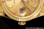 Rolex - DayDate 128238 Gain Weight 36mm Flt Pres YG/YG Gold/Dia KF A2836