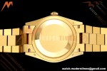 Rolex - DayDate 128238 Gain Weight 36mm Flt Pres YG/YG Gold/Dia KF A2836