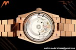 Rolex - DayDate 128235 Gain Weight 36mm Flt Pres RG/RG Silv/Dia KF A2836 | 롤렉스 - 데이데이트 128235 게인 웨이트 36mm 플랫 프레스 RG/RG 실버/다이아 KF A2836