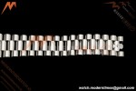 Rolex - DayDate 128239 Gain Weight 36mm Flt Pres SS/SS Pink/Dia KF A2836