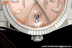 Rolex - DayDate 128239 Gain Weight 36mm Flt Pres SS/SS Pink/Dia KF A2836