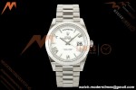 Rolex - DayDate 228239 Gain Weight 40mm Flt Pres SS/SS Wht/Rmn VSF DD3255