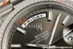 Rolex - DayDate 228239 Gain Weight 40mm Flt Pres SS/SS Gry/Stk VSF DD3255