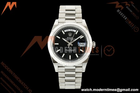 Rolex - DayDate 228239 Gain Weight 40mm Flt Pres SS/SS Blk/Stk VSF DD3255
