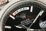 Rolex - DayDate 228239 Gain Weight 40mm Flt Pres SS/SS Blk/Stk VSF DD3255