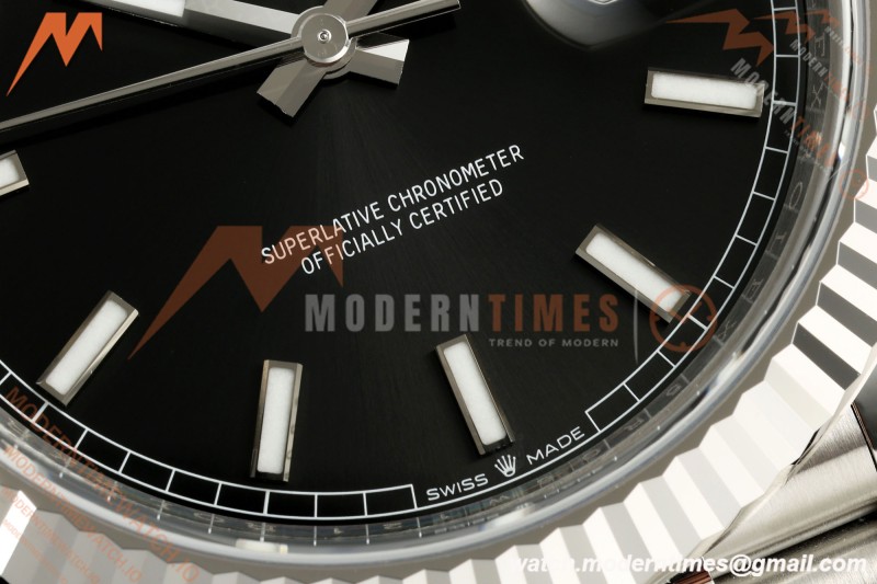 Rolex - DayDate 228239 Gain Weight 40mm Flt Pres SS/SS Blk/Stk VSF DD3255