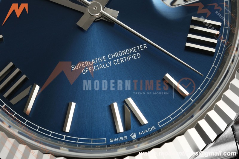 Rolex - DayDate 228239 Gain Weight 40mm Flt Pres SS/SS Blu/Rmn VSF DD3255