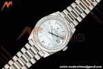 Rolex - DayDate 228236 Gain Weight 40mm Flt Pres SS/SS Ice Blue/Rmn VSF DD3255