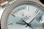 Rolex - DayDate 228236 Gain Weight 40mm Flt Pres SS/SS Ice Blue/Rmn VSF DD3255