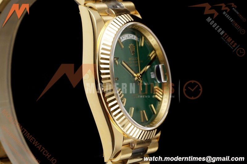 Rolex - DayDate 228238 Gain Weight 40mm Flt Pres YG/YG Grn/Rmn VSF DD3255