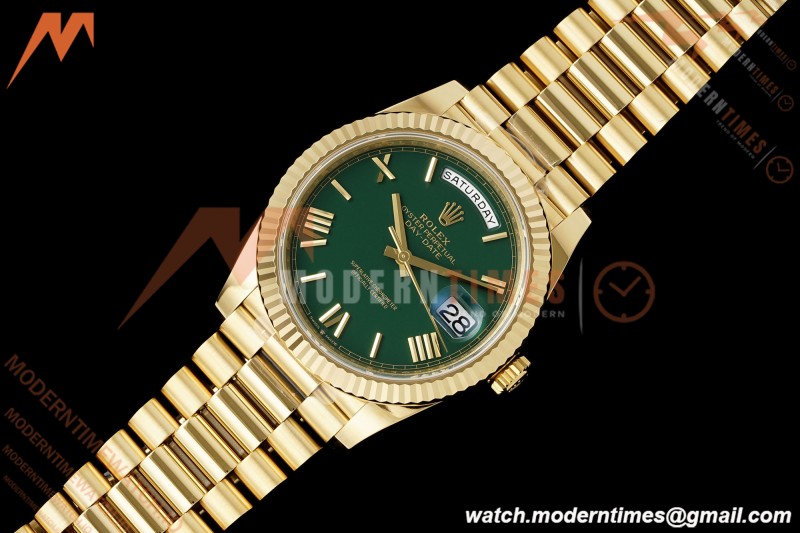 Rolex - DayDate 228238 Gain Weight 40mm Flt Pres YG/YG Grn/Rmn VSF DD3255