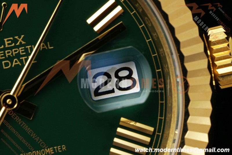 Rolex - DayDate 228238 Gain Weight 40mm Flt Pres YG/YG Grn/Rmn VSF DD3255