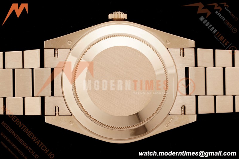 Rolex - DayDate 228235 Gain Weight 40mm Flt Pres RG/RG Green/Rmn VSF DD3255