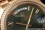 Rolex - DayDate 228235 Gain Weight 40mm Flt Pres RG/RG Green/Rmn VSF DD3255