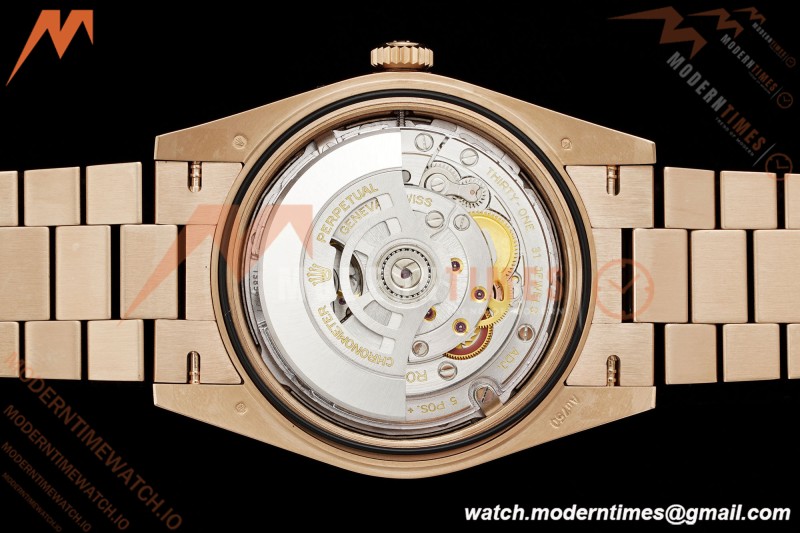 Rolex - DayDate 228235 Gain Weight 40mm Flt Pres RG/RG Champ/Rmn VSF DD3255