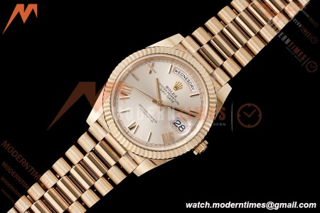 Rolex - DayDate 228235 Gain Weight 40mm Flt Pres RG/RG Champ/Rmn VSF DD3255