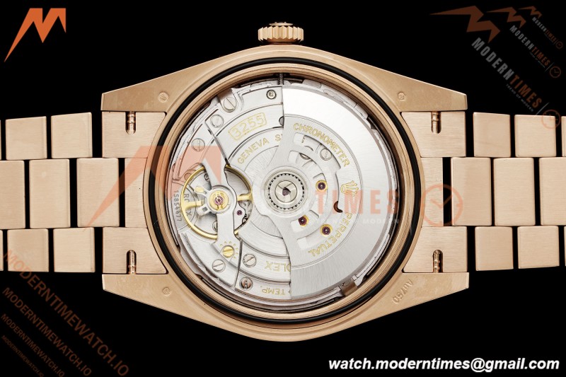 Rolex - DayDate 228235 Gain Weight 40mm Flt Pres RG/RG Brn/Rmn VSF DD3255