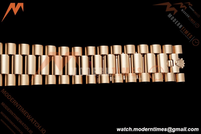Rolex - DayDate 228235 Gain Weight 40mm Flt Pres RG/RG Brn/Rmn VSF DD3255