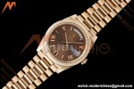 Rolex - DayDate 228235 Gain Weight 40mm Flt Pres RG/RG Brn/Rmn VSF DD3255