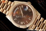 Rolex - DayDate 228235 Gain Weight 40mm Flt Pres RG/RG Brn/Rmn VSF DD3255