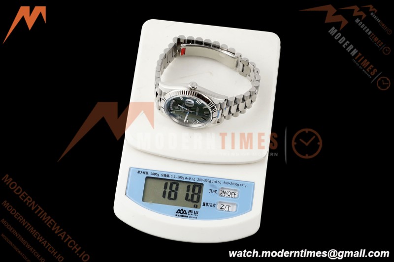 Rolex - DayDate 228239 Gain Weight 40mm Flt Pres SS/SS Grn/Rmn VSF V2 DD3255