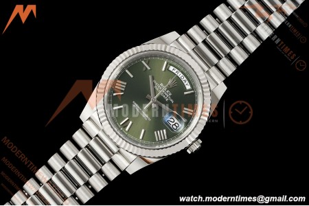 Rolex - DayDate 228239 Gain Weight 40mm Flt Pres SS/SS Grn/Rmn VSF V2 DD3255