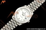 Rolex - DayDate 228239 Gain Weight 40mm Flt Pres SS/SS Wht/Rmn VSF V2 DD3255