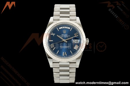 Rolex - DayDate 228239 Gain Weight 40mm Flt Pres SS/SS Blu/Rmn VSF V2 DD3255