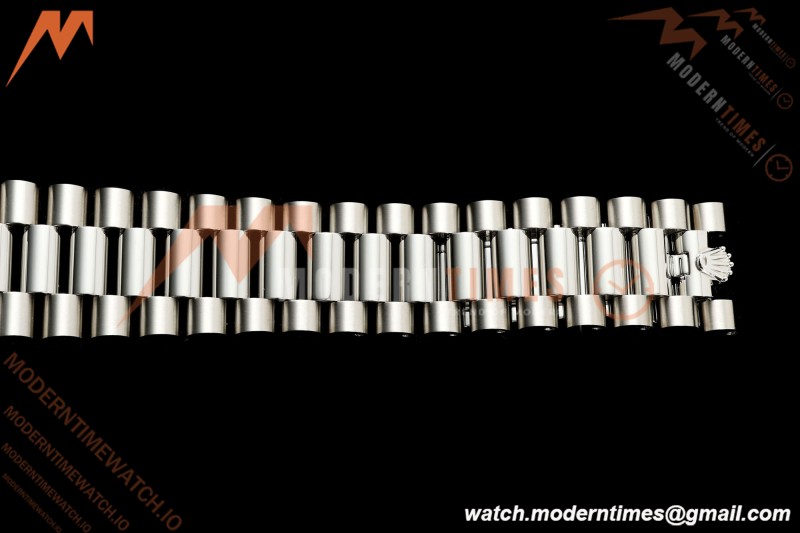 Rolex - DayDate 228239 Gain Weight 40mm Flt Pres SS/SS Blu/Rmn VSF V2 DD3255 | 롤렉스 - 데이데이트 228239 Gain Weight 40mm 플루티드 프레지던트 스테인리스 스틸/스테인리스 스틸 블루/로마 숫자 VSF V2 DD3255