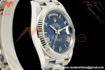 Rolex - DayDate 228239 Gain Weight 40mm Flt Pres SS/SS Blu/Rmn VSF V2 DD3255 | 롤렉스 - 데이데이트 228239 Gain Weight 40mm 플루티드 프레지던트 스테인리스 스틸/스테인리스 스틸 블루/로마 숫자 VSF V2 DD3255