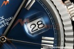 Rolex - DayDate 228239 Gain Weight 40mm Flt Pres SS/SS Blu/Rmn VSF V2 DD3255 | 롤렉스 - 데이데이트 228239 Gain Weight 40mm 플루티드 프레지던트 스테인리스 스틸/스테인리스 스틸 블루/로마 숫자 VSF V2 DD3255