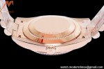 Rolex - DayDate 40mm Flt Pres RG/RG Brn/Dia EWF VR3255