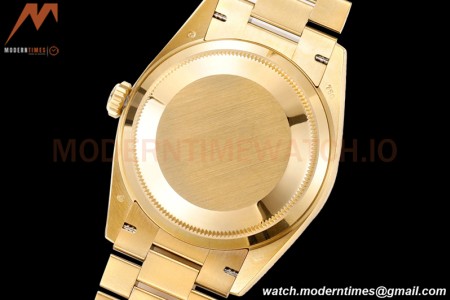 Rolex - DayDate 36mm 128238 Flt Pres YG/YG Malachite Green RAF A2836