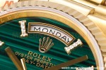 Rolex - DayDate 36mm 128238 Flt Pres YG/YG Malachite Green RAF A2836