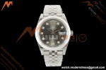 Rolex - Datejust 126334 41mm Jub Flt 904L SS/SS Gray/Dia VSF DD3235