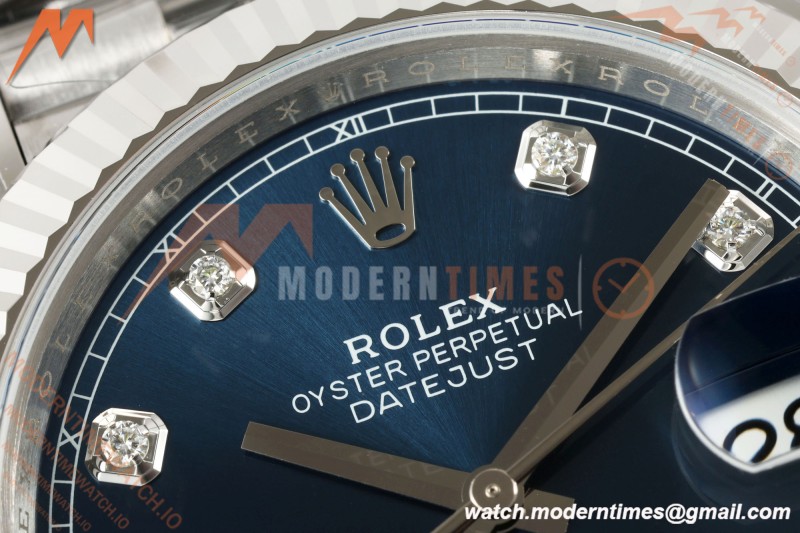 Rolex - Datejust 126334 41mm Jub Flt 904L SS/SS Blu/Dia VSF DD3235