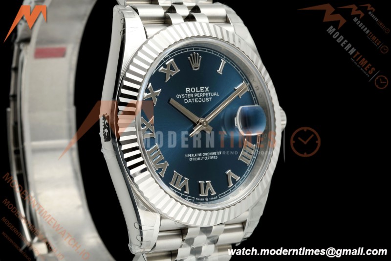 Rolex - Datejust 126334 41mm Jub Flt 904L SS/SS Blu/Rmn VSF DD3235