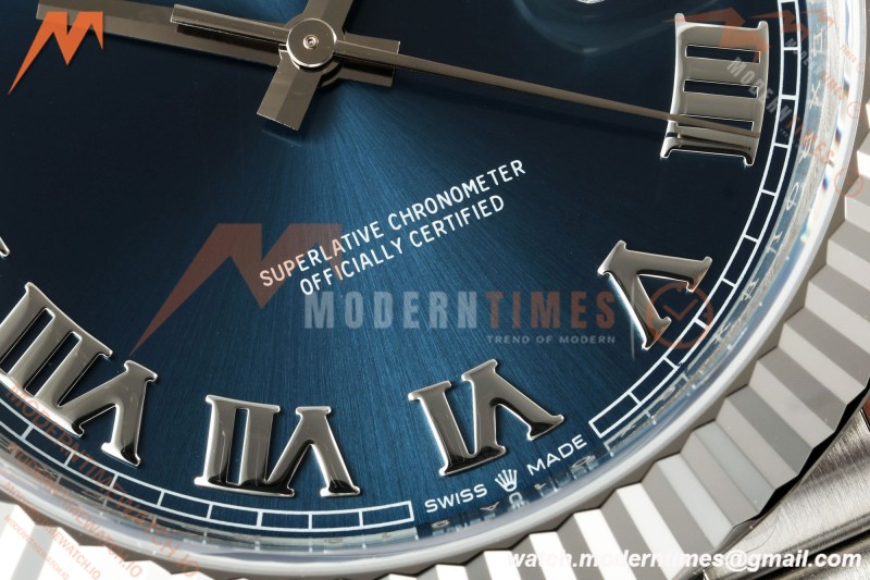 Rolex - Datejust 126334 41mm Jub Flt 904L SS/SS Blu/Rmn VSF DD3235