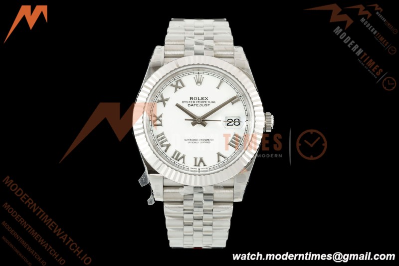 Rolex - Datejust 126334 41mm Jub Flt 904L SS/SS Wht/Rmn VSF DD3235