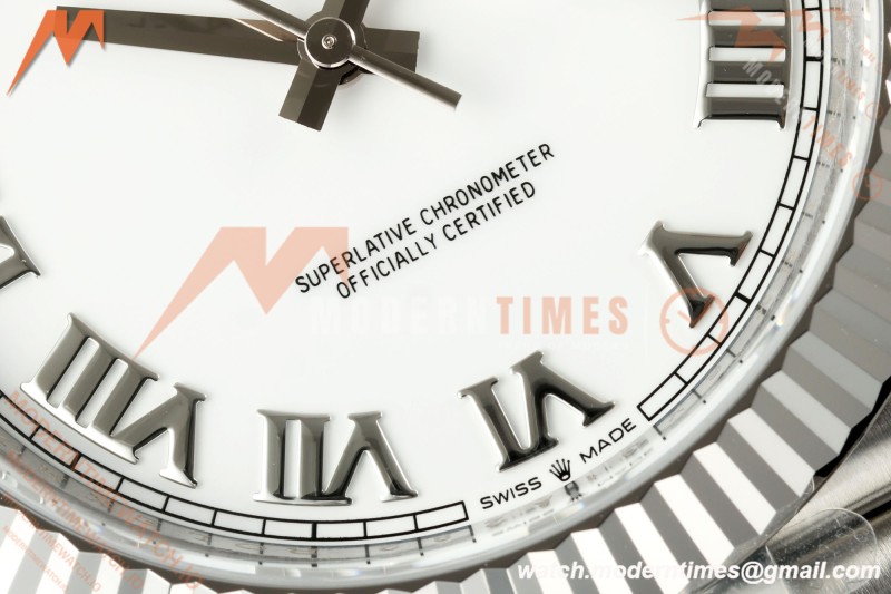 Rolex - Datejust 126334 41mm Jub Flt 904L SS/SS Wht/Rmn VSF DD3235