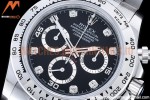 Rolex - Daytona 116519 SS/SS Black/Dia OMF A7750