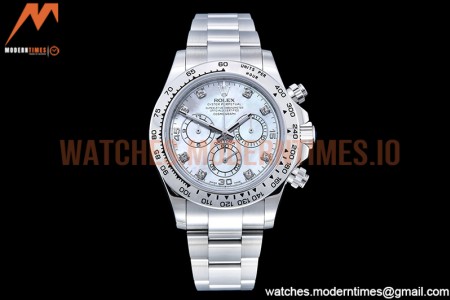 Rolex - Daytona 116519 SS/SS M-White/Dia OMF A7750