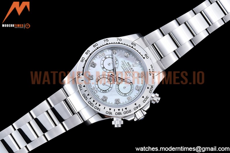 Rolex - Daytona 116519 SS/SS M-White/Dia OMF A7750