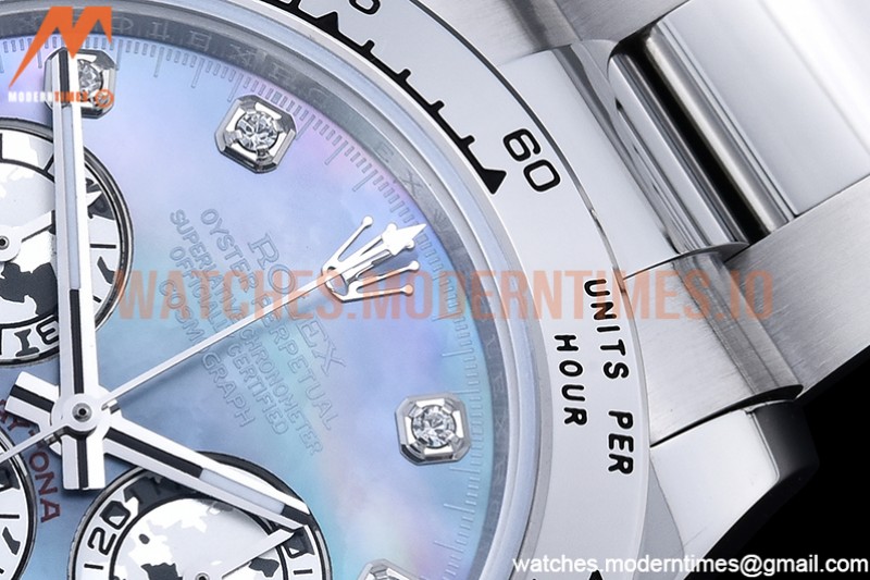 Rolex - Daytona 116519 SS/SS M-Black/Dia OMF A7750