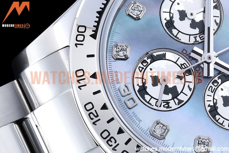 Rolex - Daytona 116519 SS/SS M-Black/Dia OMF A7750