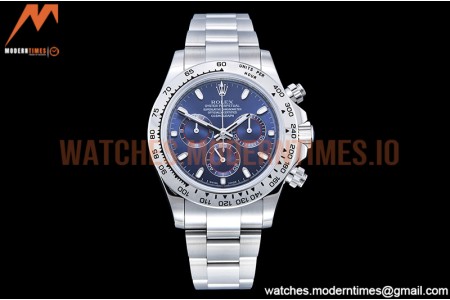 Rolex - Daytona 116519 SS/SS Blue/Stk OMF A7750