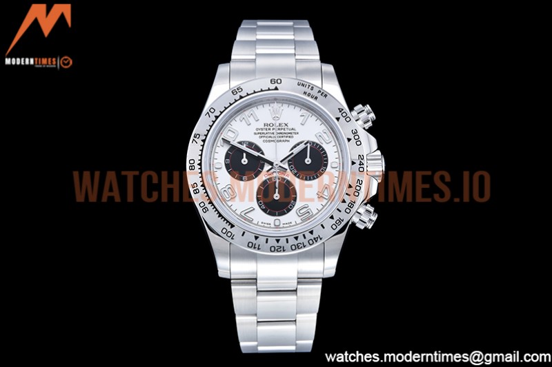 Rolex - Daytona 116519 SS/SS Wht/Num OMF A7750