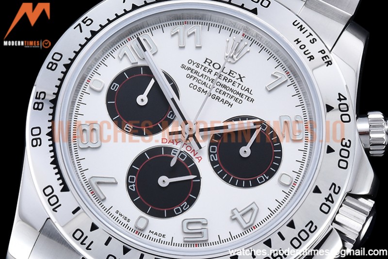 Rolex - Daytona 116519 SS/SS Wht/Num OMF A7750