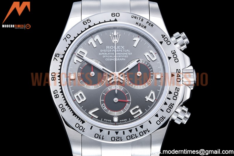 Rolex - Daytona 116519 SS/SS Grey/Num OMF A7750